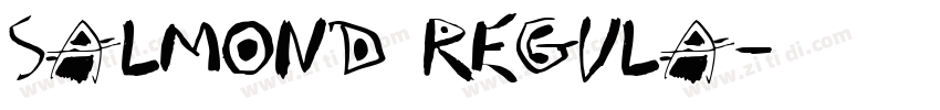 Salmond Regula字体转换